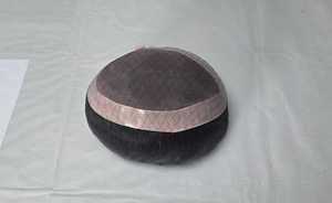 Taz Hair's High Quality Indian Water Wave <b>Wig</b> for <b>Men</b> Soft Mono Base Toupee System Made in Bangladesh - Product Image 6