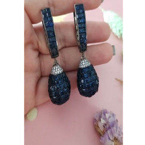 Aros de Latón Plateado de Primera Calidad con Circonitas para Mujer, Ideales para Fiestas Nocturnas, Colección de Moda - Product Image 2