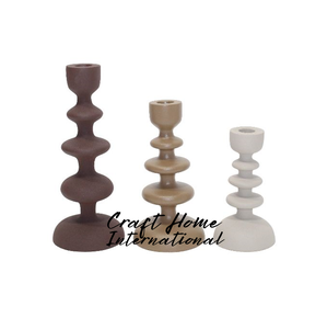 Portavelas de Aluminio Hecho a Mano de Estilo Nórdico, Impermeable, Decoración de Mesa Moderna y Minimalista Escandinava, Centro de Mesa, Decoración del Hogar - Product Image 4