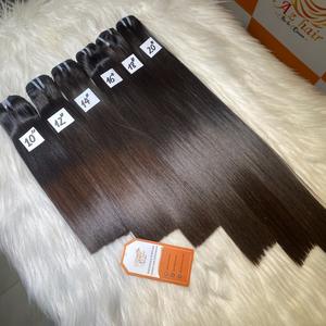 Paquetes de cabello humano vietnamita crudo 2024, Punta marrón recta de hueso de Color Natural superior, la mejor venta al por mayor - Product Image 2