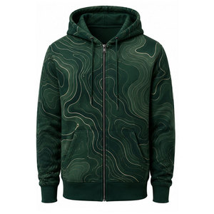 Sudaderas con Cremallera para Hombre de Alta Calidad, Algodón, 2026, Sudaderas Básicas con Cremallera, MOQ Bajo, Sudaderas con Cremallera de Moda - Product Image 1