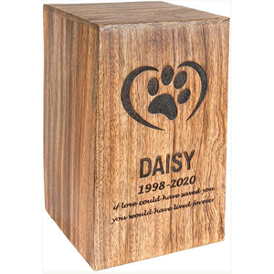 Wooden Ashes Storage Box Memorial Urn Personalized Wooden Cremation Urn Wholesale by AYAANS - Product Image 6