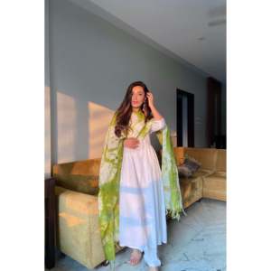 Conjunto de Traje Transpirable de Rayón Blanco para Mujer, Talla XS, Tela Chifón - Product Image 2