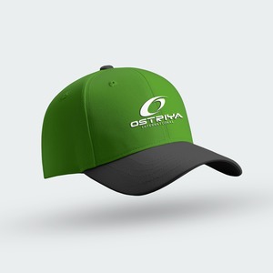 Gorra de Béisbol Ostriya International, 6 Paneles, Unisex, Color Sólido, Logotipo Bordado, Estilo Casual, Visera Azul, Cuerpo Negro, 100% Algodón - Product Image 3