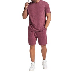 Ensemble d'été en coton 2 pièces pour homme - Product Image 1