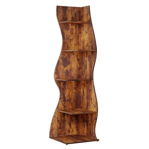 Modern <b>Corner</b> Wall <b>Bookshelf</b> Stylish and Contemporary Bookcase Design - Product Image 5