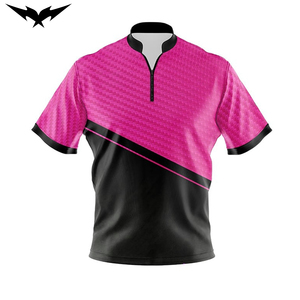 Design Your Own Zipper <b>Shirts</b> Jerseys / bowling <b>Shirts</b> Sublimation Printing Custom Made 100% <b>Polyester</b> Short Sleeve - Product Image 5
