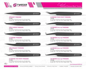 Pince à épiler professionnelle pour extensions de cils, écologique, à forte adhérence, sans interstices, marque privée, idéale pour isoler les cils naturels - Product Image 6