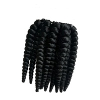 Extensions de cheveux en vrac de qualité supérieure, bouclées Havana, style afro twist, en filament japonais, résistantes aux basses températures, pour tresses rebondissantes et volumineuses.