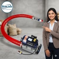 Convoyeur à vis flexible automatique Micron India motorisé |   Système de transfert de poudre chimique, hauteur de levage de 6 pouces, taille personnalisée