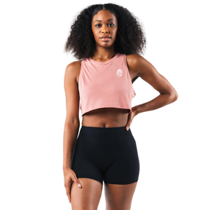 LDB Muscle Tank Camiseta sin mangas para mujer, corte ajustado, elástica, para gimnasio, entrenamiento, color rosa primavera - Product Image 1