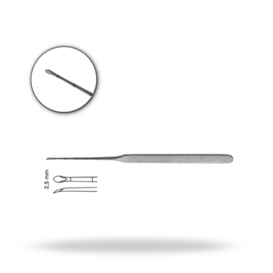 เครื่องมือผ่าตัดจมูกแบบยกเนื้อเยื่อ Cottle Elevator ขนาด 2.5 มม. ยาว 16 ซม. สำหรับการยกเนื้อเยื่อจมูก - Product Image 1