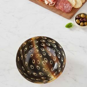 Tazón para Sopa de Cuerno de Alta Calidad, Hecho a Mano, Pulido, Tallado, Apto para Lavavajillas, Ligero, Ideal para Fiestas - Product Image 1