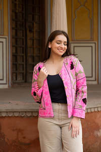 Chaqueta bordada a mano para mujer, de manga larga, artesanía india, ropa de moda étnica, ropa de boutique. - Product Image 1
