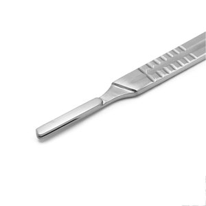 Manche et lame de scalpel vétérinaire en acier inoxydable – Équipement chirurgical pour animaux - Product Image 2