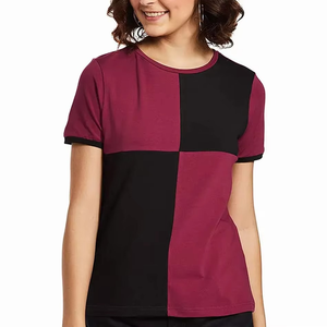 High Quality Women's O-Neck Short Sleeve T-<b>Shirt</b> Casual Knitted Regular Fit Summer Quick Dry Breathable Wholesale Price - Product Image 1