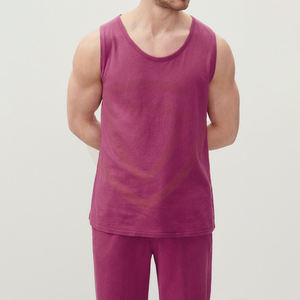 เสื้อกล้ามผู้ชายขายดีที่สุด ดีไซน์ใหม่ล่าสุด แฟชั่นฤดูร้อน ชุดออกกำลังกาย เสื้อกล้ามผู้ชายรุ่นใหม่ล่าสุด ผลิตอย่างดี - Product Image 2