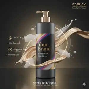 Champú Suave y Efectivo para el Cabello, Limpiador Capilar al por Mayor para Cabello Seco, Dañado y Encrespado, Champú Nutritivo de Marca Privada OEM - Product Image 4