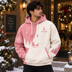 Sudaderas con Capucha Navideñas de Invierno, Sudaderas Personalizadas con Estampado, Fabricante y Proveedor de Ropa al por Mayor - Product Image 1