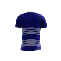 Maillot de football léger imprimé en tissu 100 % polyester respirant, anti-transpiration, antibactérien, personnalisable pour homme – Jour de match