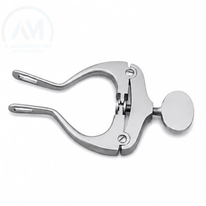 Instruments de soins vétérinaires Al Mida, rétracteur buccal en acier inoxydable, instrument chirurgical manuel pour souris et lapins, certifié CE - Product Image 5