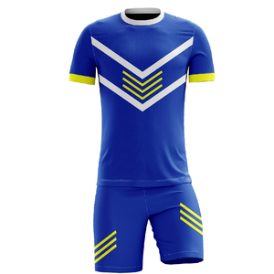 Uniforme de Fútbol Personalizado por Sublimación, Talla Grande, Manga Corta, con Logotipo Bordado, Uniforme de Fútbol para Hombre - Product Image 3