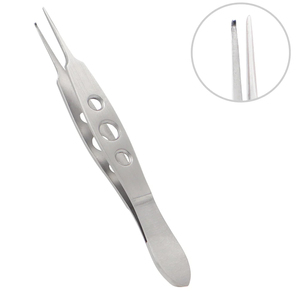 Pince micro-tissulaire Bishop Harmon en acier inoxydable, instrument chirurgical réutilisable, outil vétérinaire ophtalmique - Product Image 2