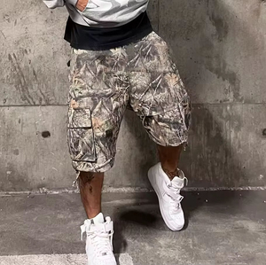 Shorts cargo d'été pour hommes, taille haute, en nylon, séchage rapide, respirant, écologique, durable, personnalisable OEM - Product Image 1