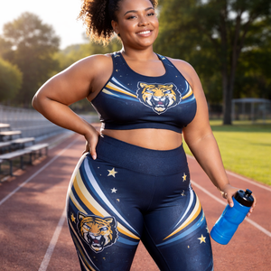 Leggings de sport sur mesure en gros pour femmes grandes tailles - Approvisionnement en gros et services OEM disponibles - Product Image 6