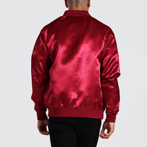 2026 New Arrival Custom Design Cotton Men's Winter <b>Varsity</b> <b>Jacket</b> Stand Collar Long Sleeves <b>Plain</b> Casual OEM Service Finished - Product Image 2