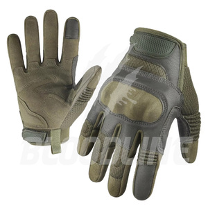 Gants tactiles respirants en cuir PU, longueur poignet, pour usage sportif et extérieur, toutes saisons, doublure en microfibre noire - Product Image 4