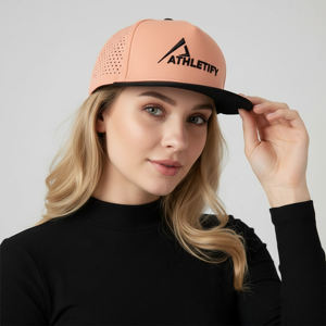 Gorra de Béisbol Deportiva Transpirable con Corte Láser, Diseño en Relieve/Impresión Digital, Ajustable con Cierre a Presión, Unisex para Adultos, para Todas las Estaciones - Product Image 1