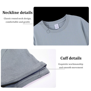 เสื้อยืดคอตตอนทรงมาตรฐานสำหรับผู้ชาย แบรนด์ส่วนตัว สไตล์ลำลอง คอกลม แฟชั่น OEM ODM ผู้ผลิตเสื้อยืดชาย - Product Image 4