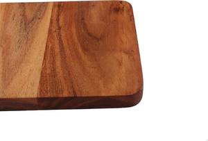 Grande planche à découper rectangulaire en bois |   Planche à découper robuste pour la préparation alimentaire en cuisine professionnelle - Product Image 2