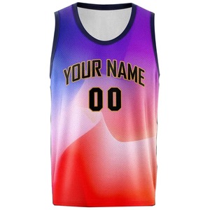 Camiseta de Baloncesto Unisex Personalizada, Corte Ajustado, Cuello en V, Uniforme sin Mangas Transpirable para Hombre, Impresión por Sublimación en Todo el Borde - Product Image 1