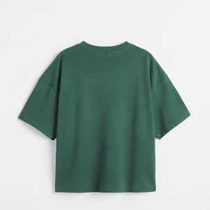 Top Corto de Manga Corta para Mujer, Cuello Redondo, Ropa Casual para Uso Diario, Fabricante de Ropa Personalizada - Product Image 3