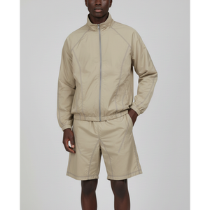 Ensemble de survêtement homme personnalisé de qualité supérieure en coton 100 % avec cordon de serrage, idéal pour le printemps et l'été, pour la course et le streetwear, imprimé - Product Image 5