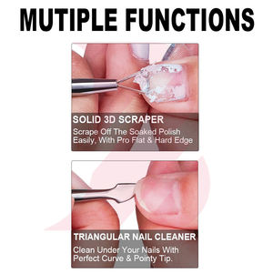 Nuevo Producto 2026, Producto Más Vendido, Empujador de Cutículas, Limpiador de Uñas, Herramienta de Acero Inoxidable para Manicura y Pedicura - Product Image 5