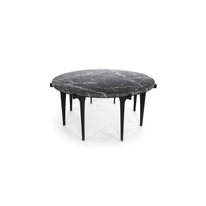 Rectangular Metal Coffee <b>Table</b> <b>With</b> Marble Top Contemporary Living Room Furniture Stylish Interior Center <b>Table</b> - Product Image 6