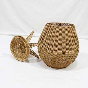 Hot Selling PE <b>Plastic</b> Pineapple Shaped Durable Multi-Purpose Storage <b>Basket</b> Eco-Friendly Rustic Home Decoration - Product Image 4