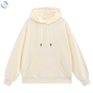 Sweat-shirt à capuche unisexe en polyester tricoté, coupe ample, respirant, écologique, à manches longues, qualité professionnelle, personnalisable avec logo, vente en gros - Product Image 1