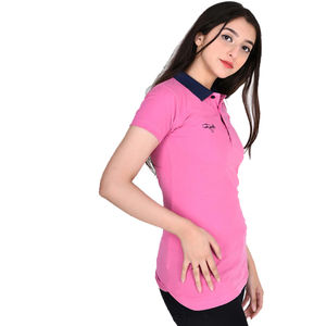 Polos Personalizables para Mujer, Diseño Sólido, Estilo Formal, Logotipo Bordado, Algodón Pakistaní, Tejido Transpirable - Product Image 4