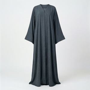 Nueva Llegada, Abaya Estilo Kaftan, Transpirable, de Manga Larga, Ropa Islámica para Mujer, Venta al por Mayor, Vestidos Musulmanes Tradicionales de Moda - Product Image 1