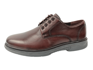 Zapatos Oxford de Vestir para Hombre, Color Marrón, Piel de Oveja, con Cordones, Punta en Pico, para Oficina y Carrera Profesional, Color Sólido, Suela TRP, para Todas las Temporadas - Product Image 3