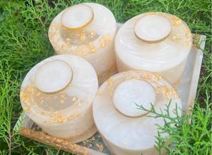 New Arrival Luxury Decorative Resin Food <b>Storage</b> <b>Jar</b> Set <b>Kitchen</b> Stackable Handcrafted Eco-friendly Heat-Resistant Freshness - Product Image 5