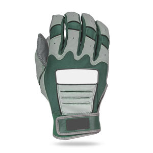 Guantes de béisbol más vendidos, color gris, diseño de ajuste personalizado para dedos completos y correas ajustables. - Product Image 2
