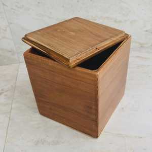 Classic Wooden <b>Jar</b> with Wooden Lid 250mL Capacity Durable Eco-Friendly Spice <b>Storage</b> Container <b>for</b> Home <b>Kitchen</b> Use - Product Image 3
