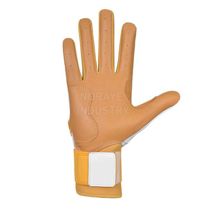 Gants de frappeur de baseball durables à manchette longue en cuir de mouton, options personnalisables, design professionnel, haute qualité, légers - Product Image 3