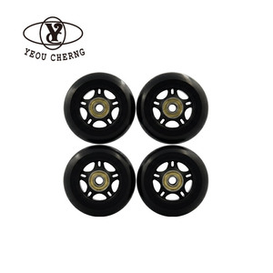 76mm 78A Replacement Mobility Scooter Wheel Soft Silent Wear Resistant Wheel for <b>Disabled</b> Pedal Scooter Rehabilitation Equipment - Product Image 1