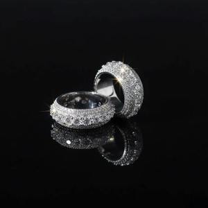 Hot Sale Custom Moissanite Diamond <b>Ring</b> Gold Plated <b>Adjustable</b> <b>Ring</b> for Women Elegant Fine Jewelry Gift Available For Sale - Product Image 1